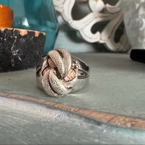 Coleman C Co 925 Sterling Silver 12K Ring Size 8.75